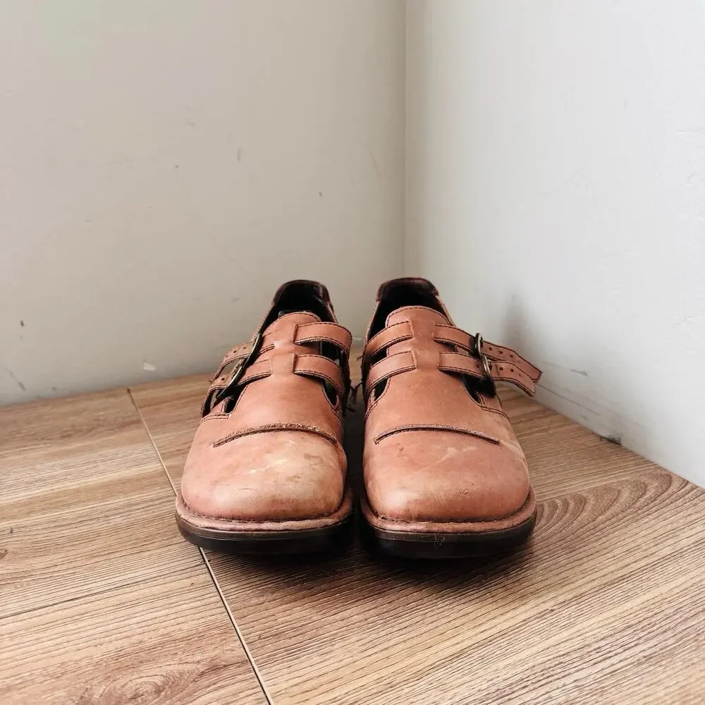 Dansko Tan Leather Slip On Shoes Women’s Size 9.5